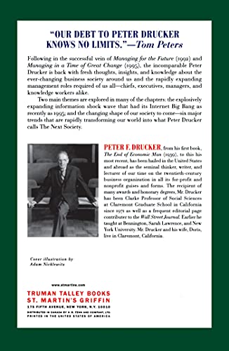 Managing in the Next Society: Lessons from the Renown Thinker and Writer on Corporate Management