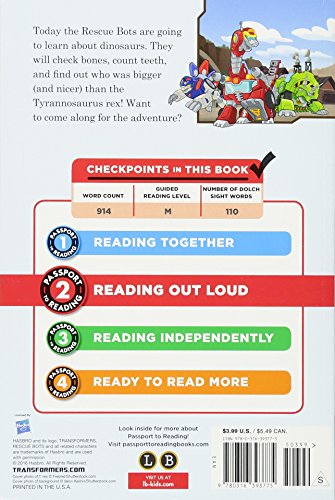Transformers Rescue Bots: Training Academy: Dinosaurs! (Passport to Reading)