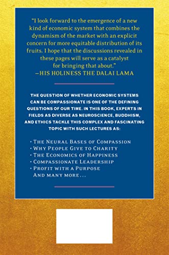 Caring Economics: Conversations on Altruism and Compassion, Between Scientists, Economists, and the Dalai Lama