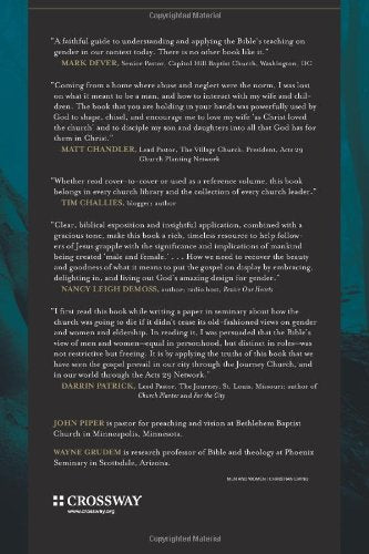 Recovering Biblical Manhood and Womanhood (Redesign): A Response to Evangelical Feminism — back cover