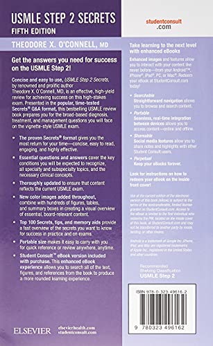 USMLE Step 2 Secrets by O'Connell MD, Theodore X.