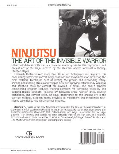 Ninjutsu: The Art of the Invisible Warrior — back cover