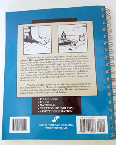 The Complete Metalsmith: An Illustrated Handbook — back cover