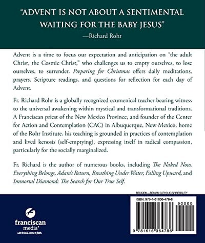 Preparing for Christmas: Daily Meditations for Advent by Roh