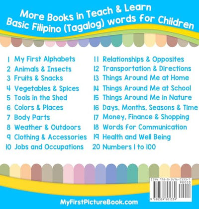 My First Filipino ( Tagalog ) Alphabets Picture Book with English Translations: Bilingual Early Learning & Easy Teaching Filipino ( Tagalog ) Books ... & Learn Basic Filipino ( Tagalog ) Words for)
