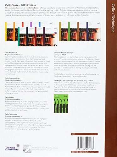VCT - Cello Series: Cello Technique ( 2013 Edition)