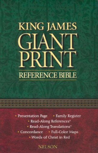 Giant Print Reference Bible-KJV