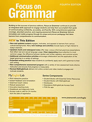Focus on Grammar 1 with Myenglishlab