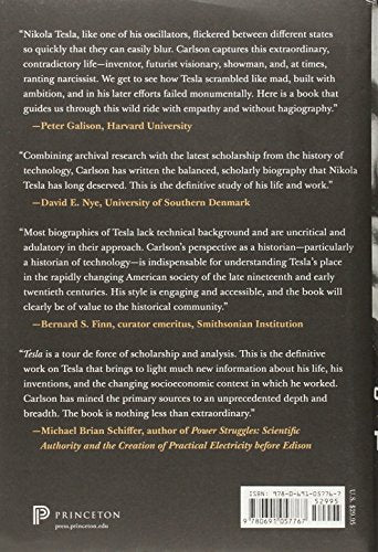 Tesla: Inventor of the Electrical Age — back cover