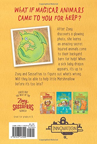 Dragons and Marshmallows (Zoey and Sassafras, 1) — back cover