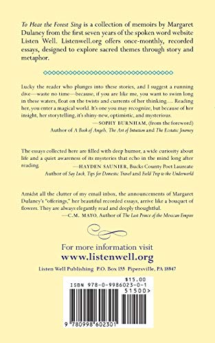 To Hear The Forest Sing: some musings on the divine