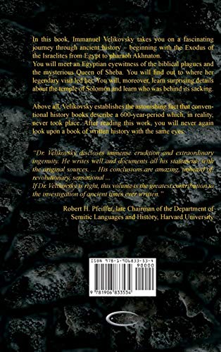 Ages in Chaos I: From the Exodus to King Akhnaton