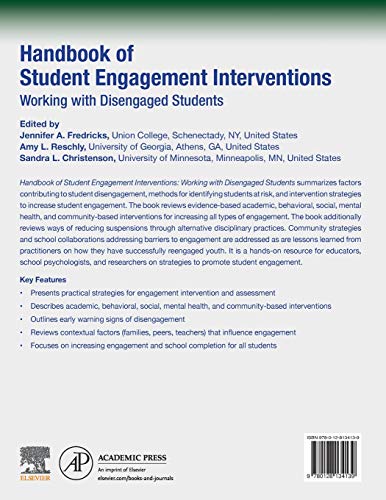Handbook of Student Engagement Interventions: Working with Disengaged Students