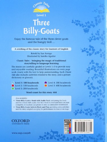 Classic Tales 1. Three Billy-Goats. e-Book and Audio + Audio CD Pack