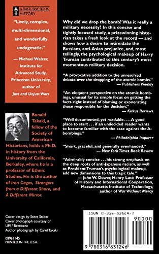 Hiroshima: Why America Dropped the Atomic Bomb by Takaki, Ro