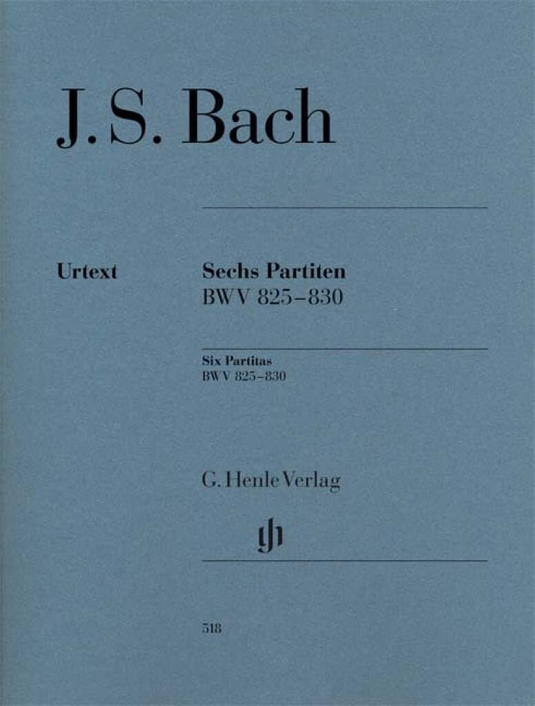 Bach, Johann Sebastian - Six Partitas BWV 825-830 for Piano (Multilingual Edition)