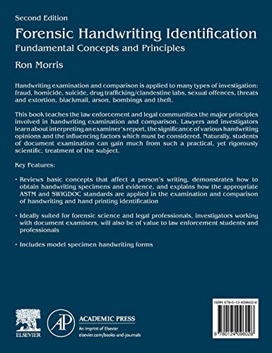 Forensic Handwriting Identification: Fundamental Concepts and Principles