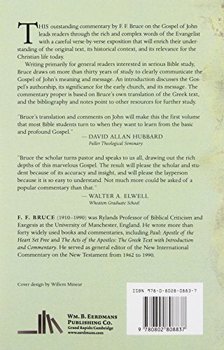 The Gospel of John: Introduction, Exposition, Notes — back cover