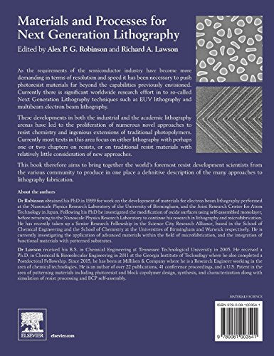 Materials and Processes for Next Generation Lithography (Volume 11) (Frontiers of Nanoscience, Volume 11)