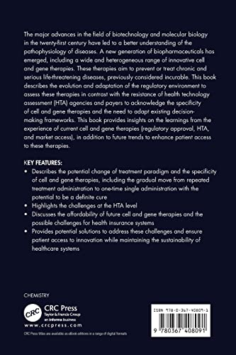 Gene and Cell Therapies (Pharmaceuticals, Health Economics and Market Access)