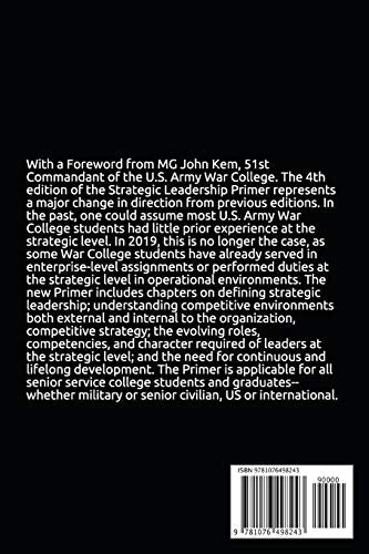 Strategic Leadership Primer for Senior Leaders: Fourth Edition