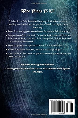 Ravagers of Ruins: Rules for ruined cities, their monsters and custom Beastfolk, for level 1+