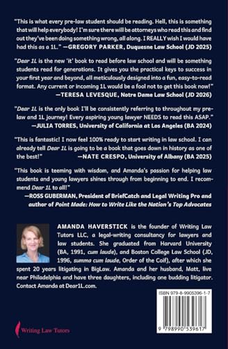 Dear 1L: Notes to Nurture a New Legal Writer