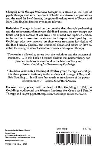 Changing Lives Through Redecision Therapy by Mary McClure Go