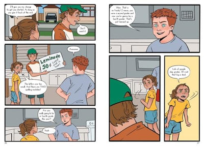 The Lemonade War Graphic Novel: A Full-Color Story About Sibling Rivalry, Summer Business, and Humor for Children (Ages 8-12)