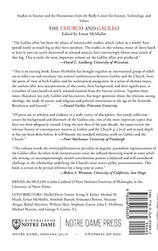Church and Galileo (Studies in Science and the Humanities from the Reilly Center for Science, Technology, and Values)
