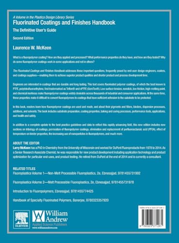 Fluorinated Coatings and Finishes Handbook: The Definitive User's Guide (Plastics Design Library)