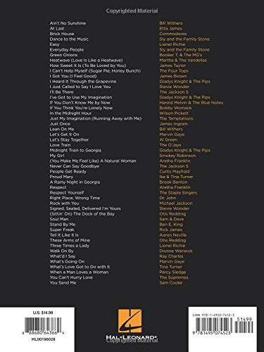First 50 R&B Songs You Should Play on Piano - Easy Piano Songbook Classic and Contemporary Soul, Funk and Motown Hits for Beginners and Intermediate Players Hal Leonard Sheet Music