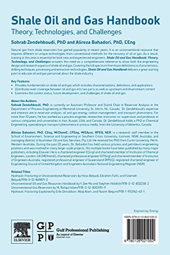Shale Oil and Gas Handbook: Theory, Technologies, and Challenges