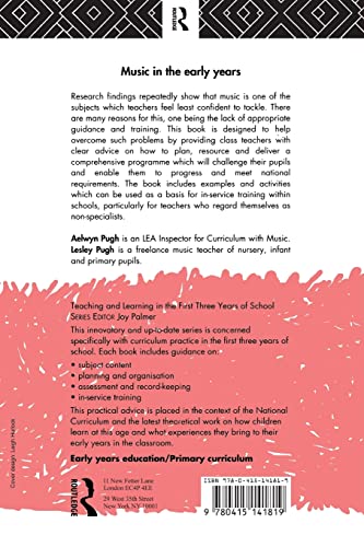 Music in the Early Years (Teaching and Learning in the First Three Years of School)