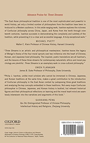 Three Streams: Confucian Reflections on Learning and the Moral Heart-Mind in China, Korea, and Japan