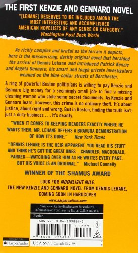 A Drink Before the War (Patrick Kenzie and Angela Gennaro Series, 1)