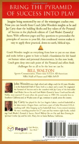 Coach Woodens Pyramid of Success Playbook — back cover