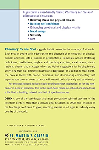 Pharmacy For the Soul: A Comprehensive Collection of Meditations, Relaxation and Awareness Exercises, and Other Practices for Physical and Emotional Well-Being