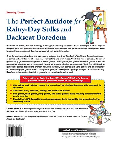 Great Big Book of Children's Games: Over 450 Indoor & Outdoo
