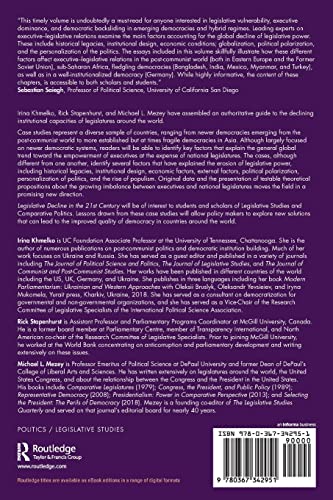 Legislative Decline in the 21st Century: A Comparative Perspective