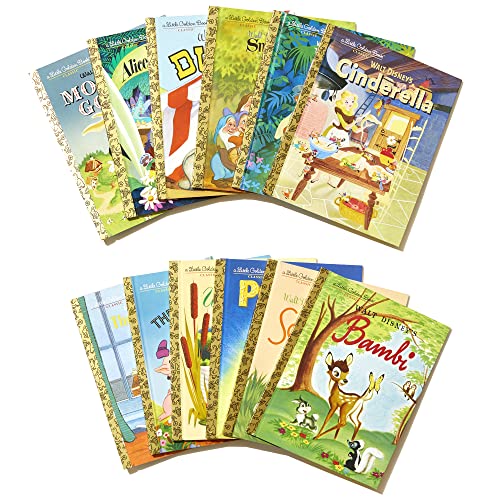 12 Beloved Disney Classic Little Golden Books Boxed Set