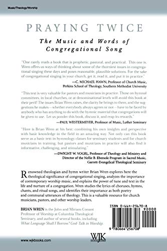 Praying Twice: The Music and Words of Congregational Song