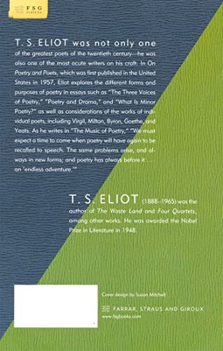 On Poetry and Poets (FSG Classics)