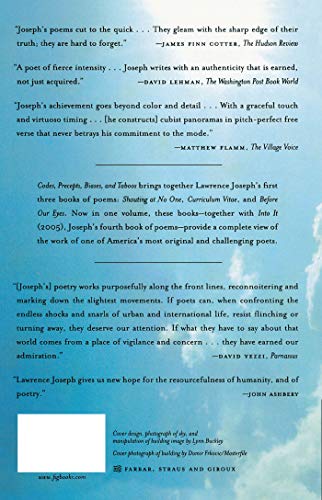 Codes, Precepts, Biases, and Taboos: Poems 1973-1993
