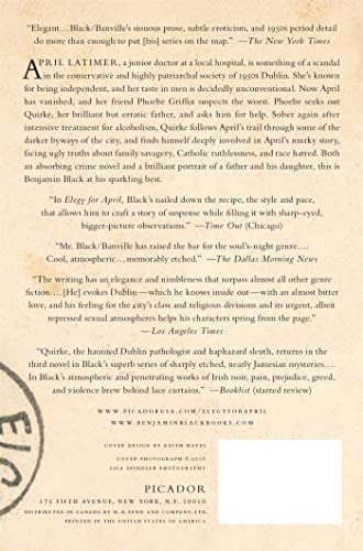 Elegy for April: A Novel (Quirke, 3) by Benjamin Black