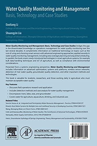Water Quality Monitoring and Management: Basis, Technology and Case Studies