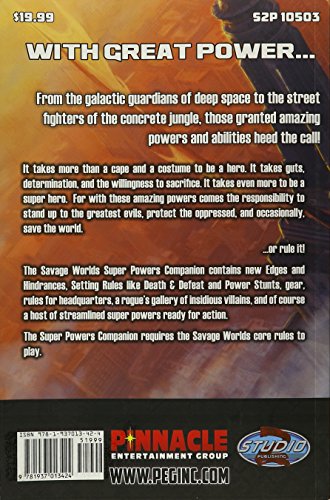 Super Powers Companion (Savage Worlds, Second Edition, S2P10503)
