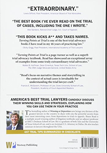 Turning Points at Trial: Great Lawyers Share Secrets, Strategies and Skills