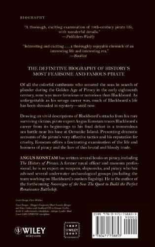 Blackbeard: America's Most Notorious Pirate — back cover