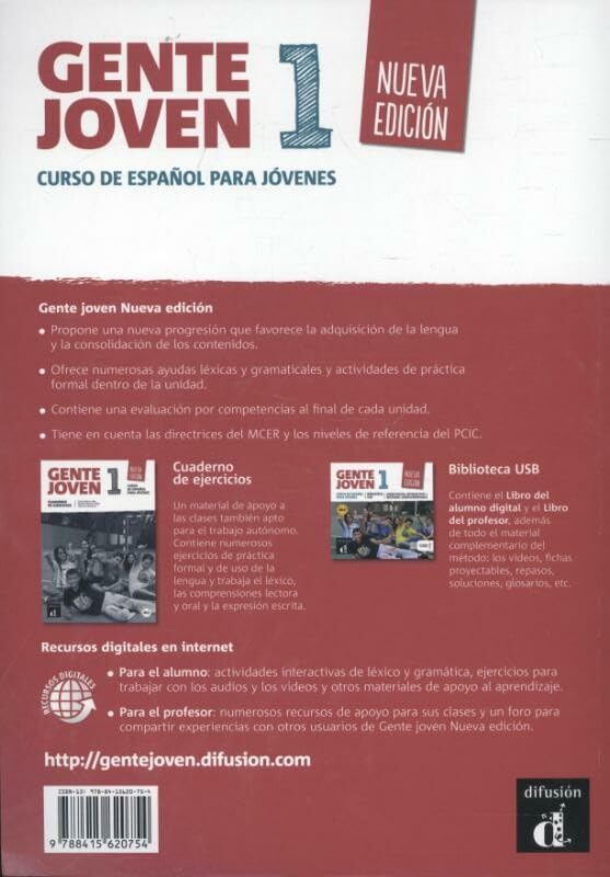 Gente Joven Nueva edición 1 Libro del alumno: Gente Joven Nueva edición 1 Libro del alumno (Spanish Edition)